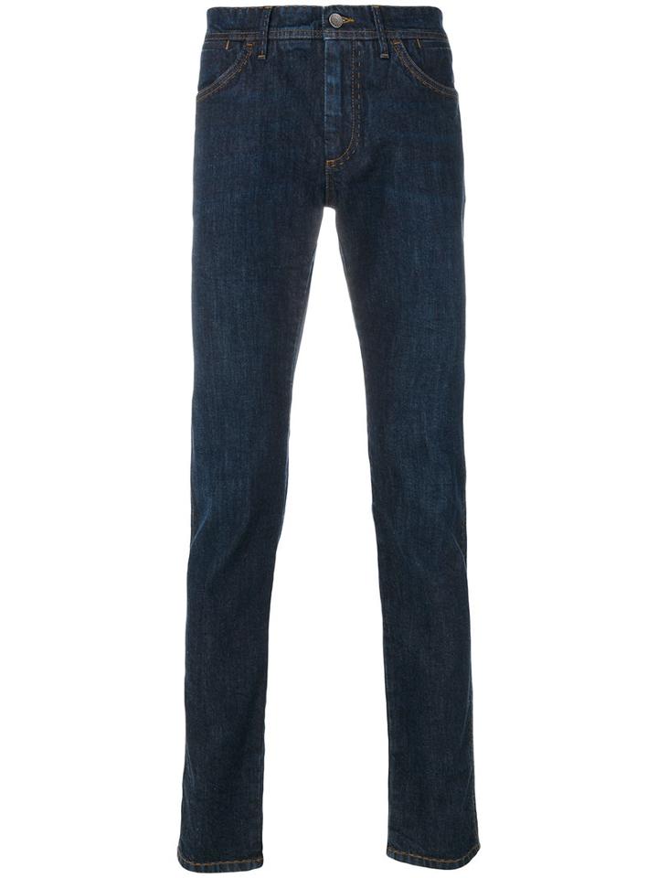 Dolce & Gabbana - Slim Fit Jeans - Men - Cotton/elastodiene - 46, Blue, Cotton/elastodiene