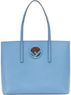 Fendi Logo Shopper Tote - Blue
