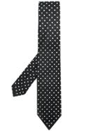 Kiton Patterned Tie - Black
