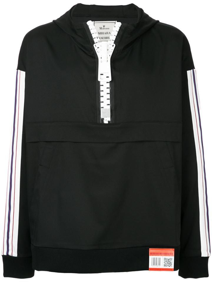 Maison Mihara Yasuhiro Enlarged Zip Hoodie - Black