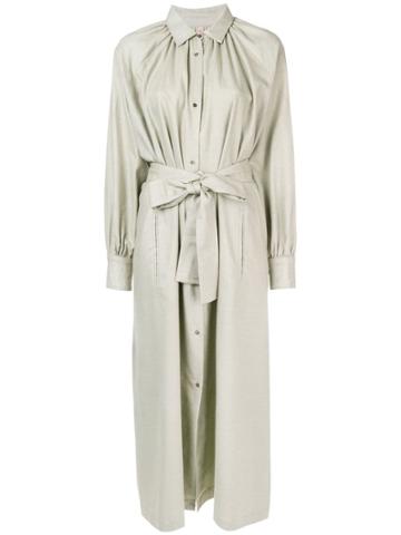 Indress Shirt Dress - Green
