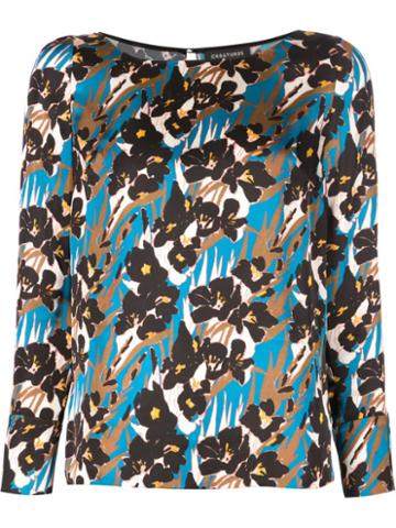 Creatures Of The Wind Toshi Blouse, Women's, Size: 2, Blue, Viscose