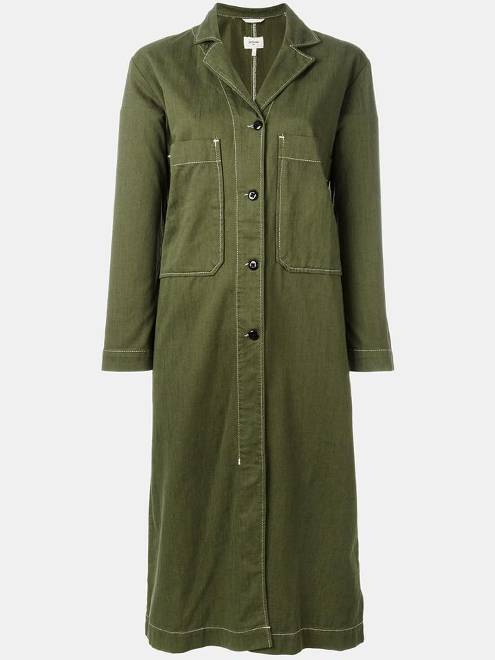 Bellerose Panama Dress, Women's, Size: 3, Green, Cotton