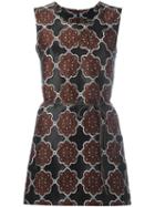 Ter Et Bantine Jacquard Mini Dress, Women's, Size: 40, Black, Cotton/polyester/polyamide