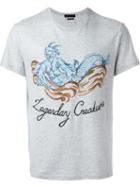 Alexander Mcqueen Mythical Creature Print T-shirt