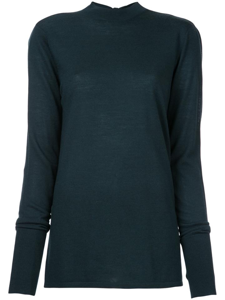 Dion Lee Tie Back Sweater - Green