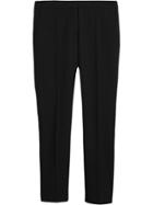 Burberry Straight-fit Wool Tailored Trousers - Black