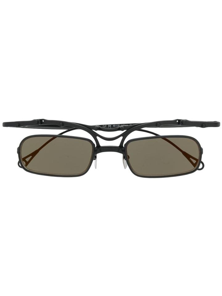 Innerraum Rectangular Shaped Sunglasses - Black