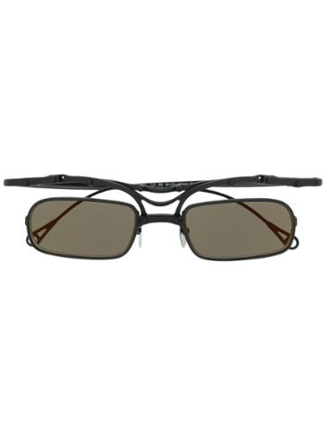 Innerraum Rectangular Shaped Sunglasses - Black