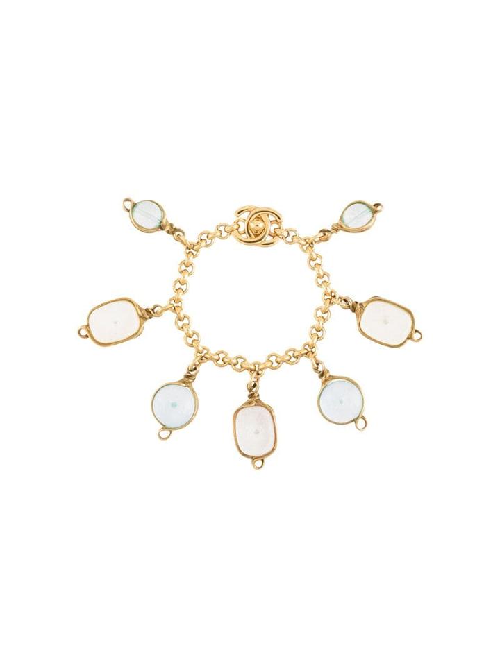 Chanel Pre-owned Swinging Stones Bracelet - Gold