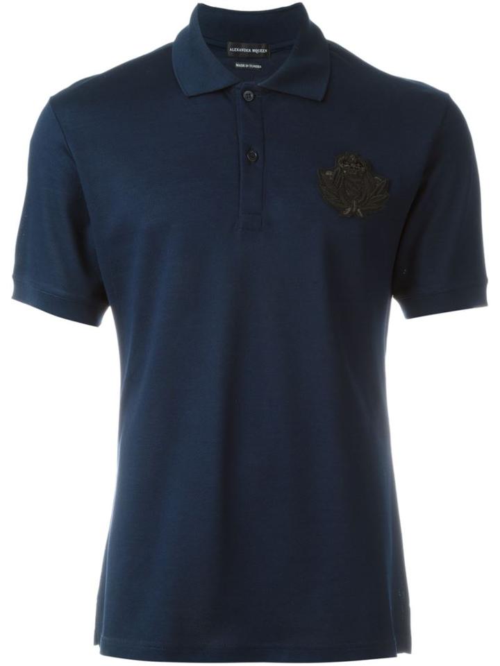 Alexander Mcqueen Skull Badge Polo Shirt