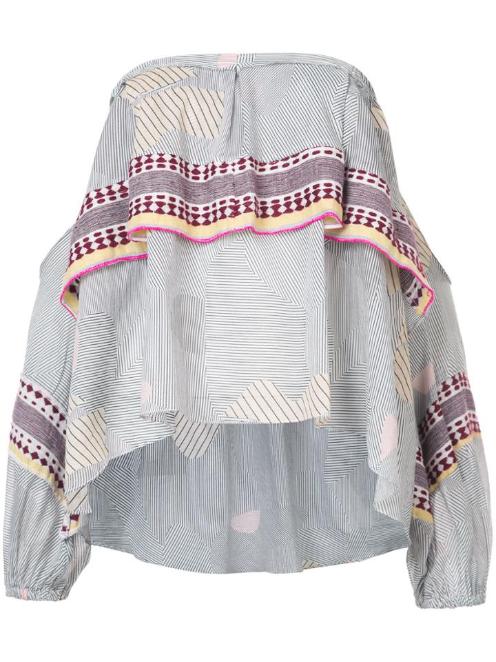 Lemlem Wefi Off Shoulder Blouse - Black