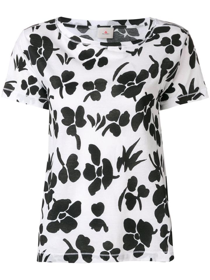 Peuterey Floral Print T-shirt - Black