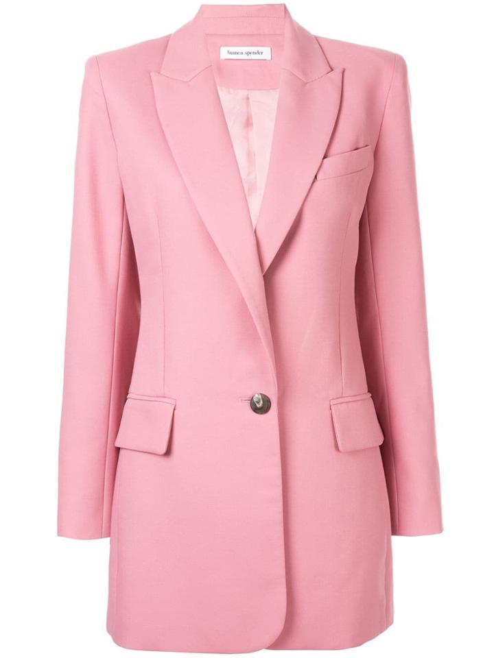Bianca Spender Single-breasted Blazer - Pink