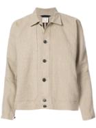 Jan Jan Van Essche Loose Fit Denim Style Jacket - Nude & Neutrals