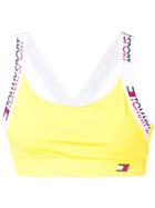 Tommy Hilfiger Sports Cropped Top - Yellow