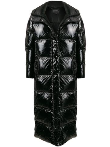 Duvetica Long Puffer Coat - Black
