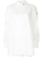 Ader Error Stitch-detail Oversized Shirt - White