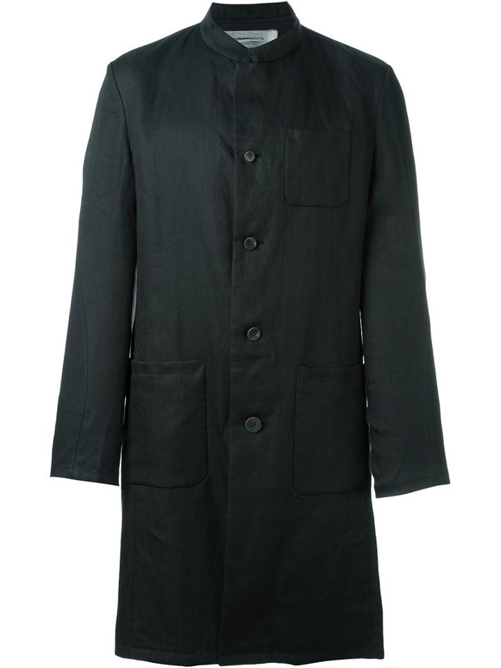 Individual Sentiments Woven Work Coat, Men's, Size: 1, Black, Ramie/cotton