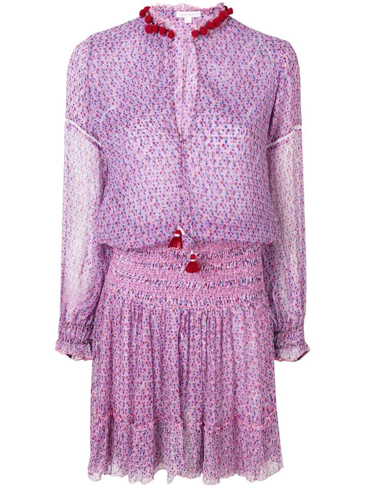 Poupette St Barth Floral Print Dress - Purple