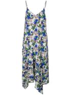 Christian Wijnants Disma Blossom-print Midi Dress - Multicolour