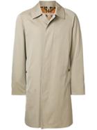 Burberry Straight Button Front Trench - Nude & Neutrals