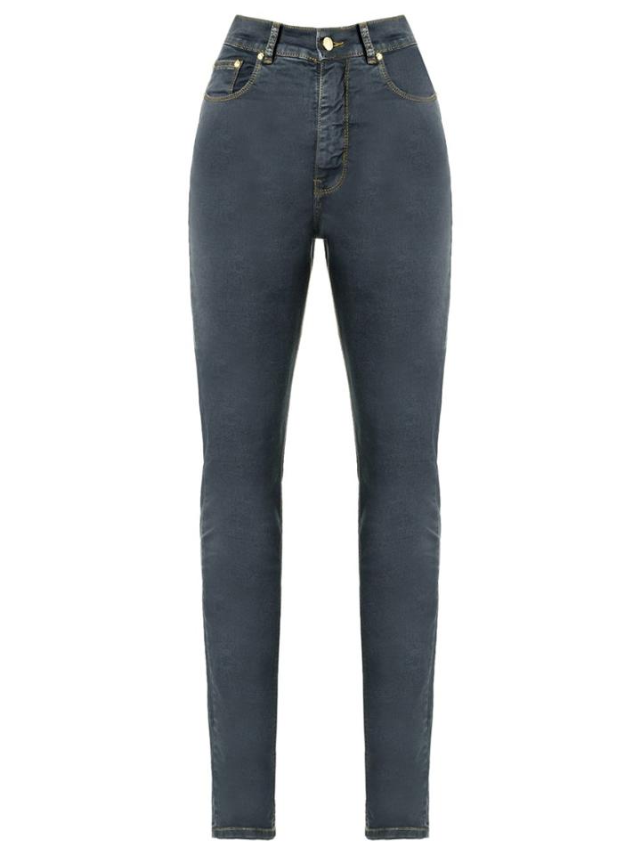 Amapô High Waist Skinny Jeans - Grey