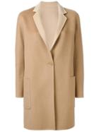 Max Mara One Button Coat, Women's, Size: 38, Nude/neutrals, Cashmere/wool