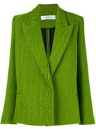 Victoria Victoria Beckham Double Breasted Blazer - Green