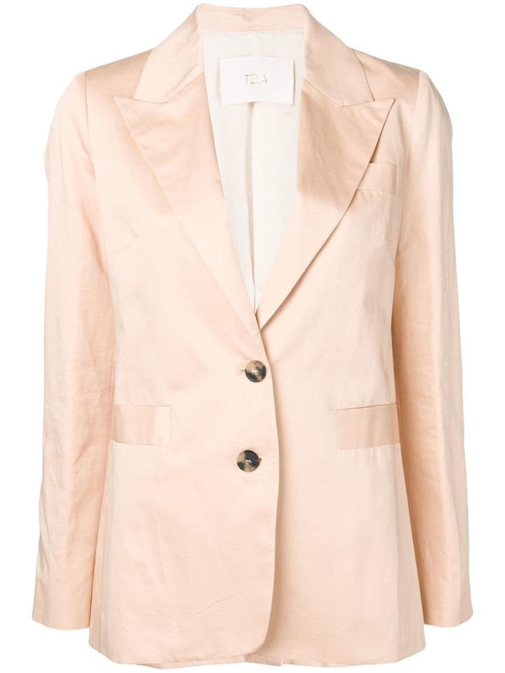 Tela Classic Single-breasted Blazer - Neutrals