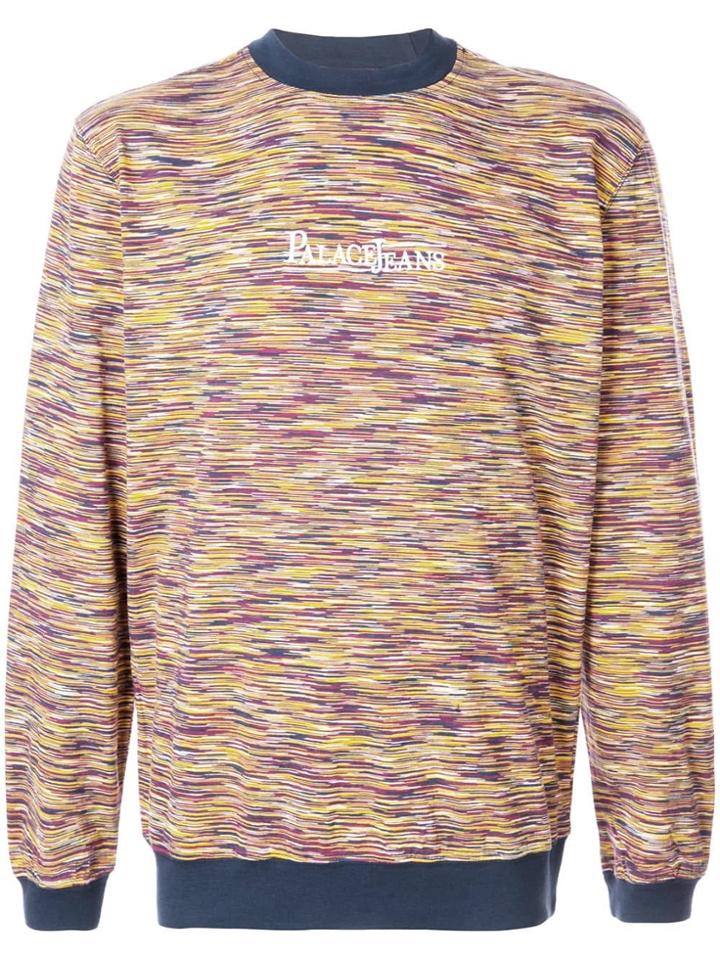 Palace Space Yarn Jeans Sweatshirt - Multicolour