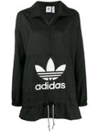 Adidas Logo Print Windbreaker - Black