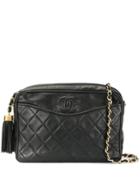 Chanel Pre-owned Tassel Chain Shoulder Bag - Black
