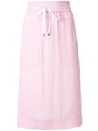 Nº21 Drawstring Straight Skirt - Pink