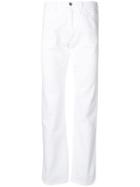 A Plan Application Straight Leg Jeans - White