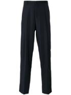 E. Tautz Pleated Tailored Trousers - Blue