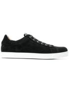 Gianvito Rossi Suede Low Top Sneakers - Black