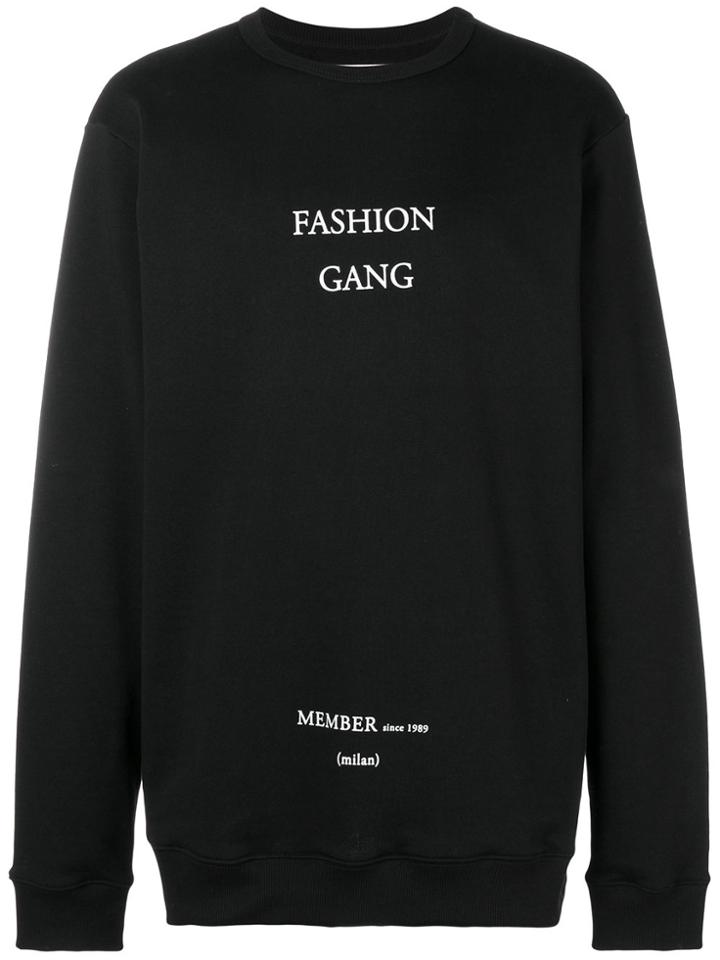 Ih Nom Uh Nit Oversized Slogan Sweatshirt - Black