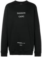 Ih Nom Uh Nit Oversized Slogan Sweatshirt - Black