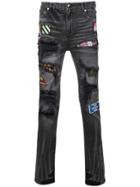 God's Masterful Children Pistol Patch Jeans - Black