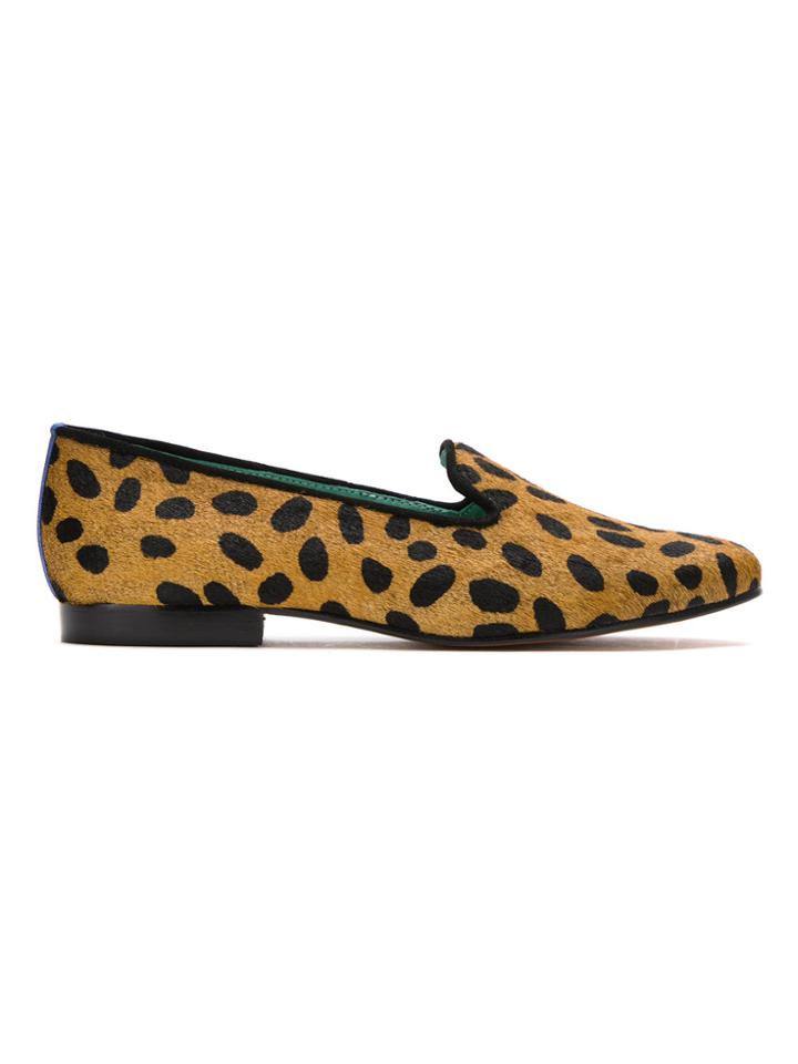 Blue Bird Shoes Onça Dots Slippers - Brown