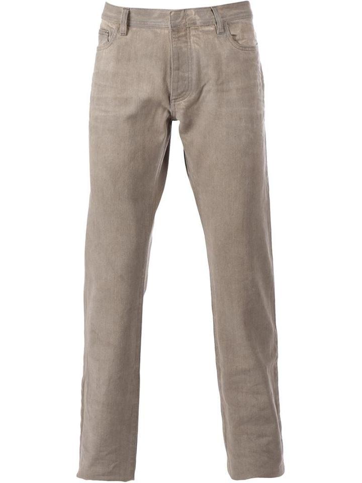 Nicolas Andreas Taralis Distressed Waistband Regular Fit Trousers