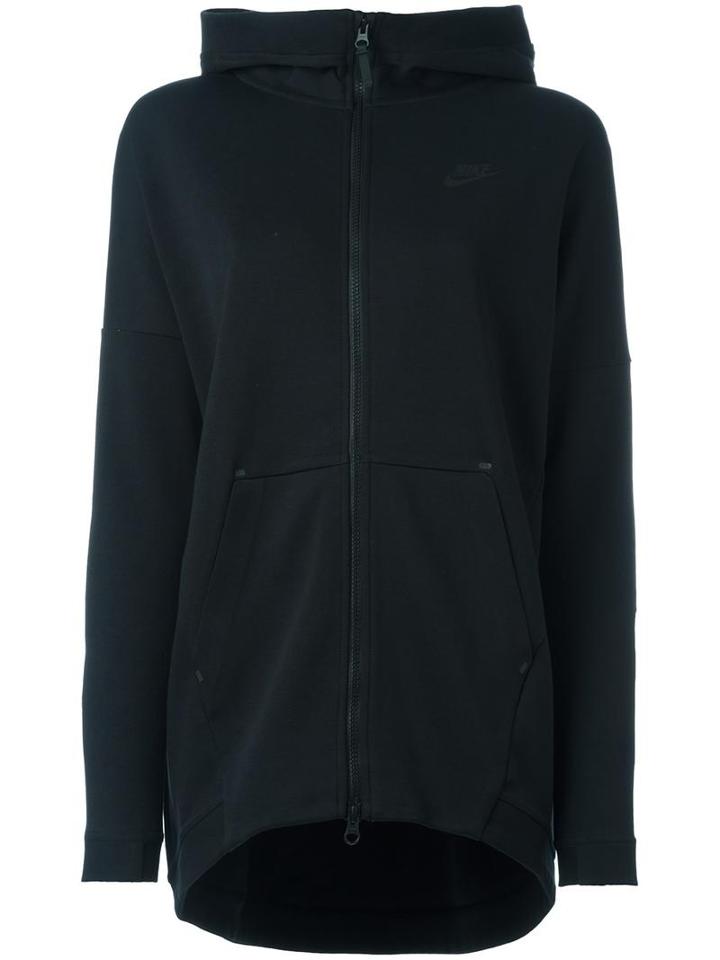 Nike Funnel Neck Hoodie, Women's, Size: Small, Black