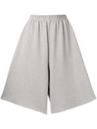 Mm6 Maison Margiela Checkered Loose Fitted Shorts - Nude & Neutrals