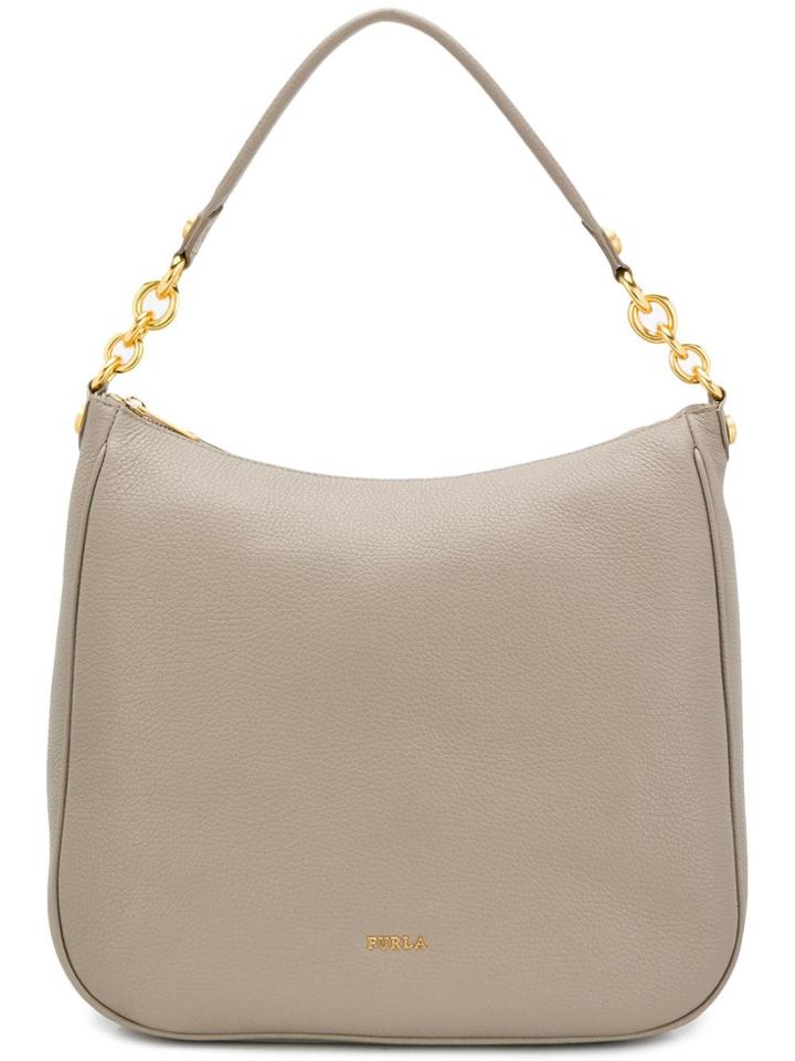Furla Large Hobo Tote - Brown