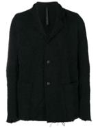 Poème Bohémien Raw Edge Coat - Black