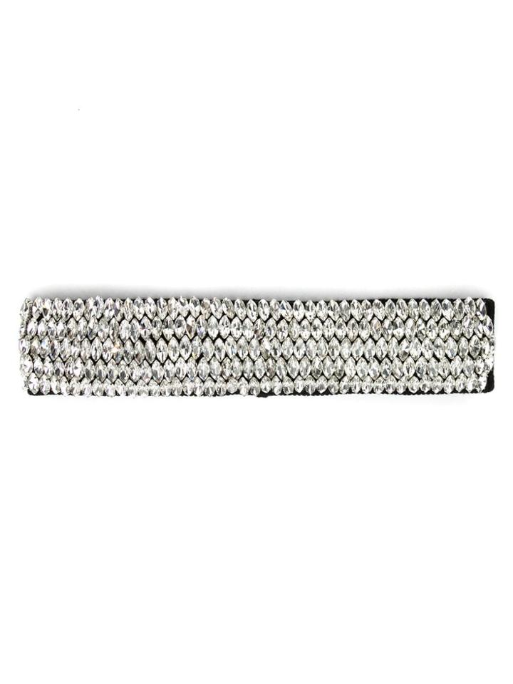 Andrea Bogosian Apliqué Headband - Black
