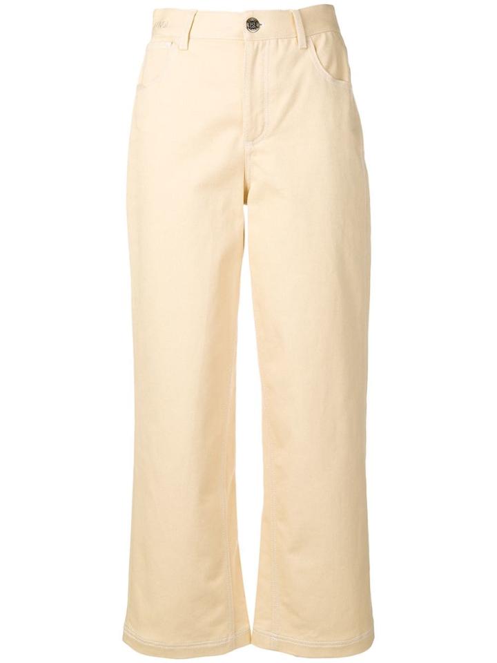 Fendi Classic Straight-cut Trousers - Neutrals