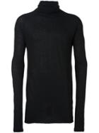 Isabel Benenato Turtleneck Sweater, Men's, Size: Medium, Black, Cotton/wool