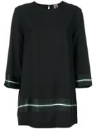 Redemption Ruffled Front Blouse - Black